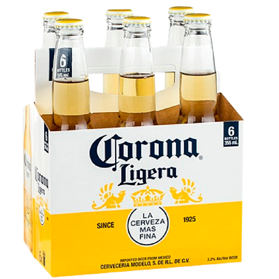 Six Pack Corona Ligera Botella 355Ml